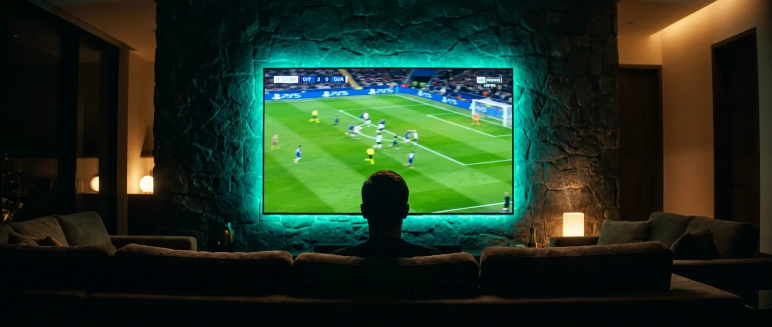 Champions League on a premium 4K OLED TV
