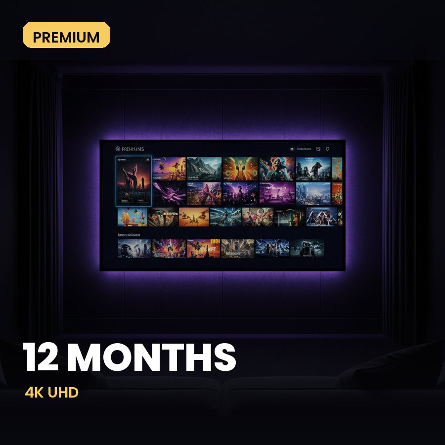 IPTV Cast Premium 4K, 12 months